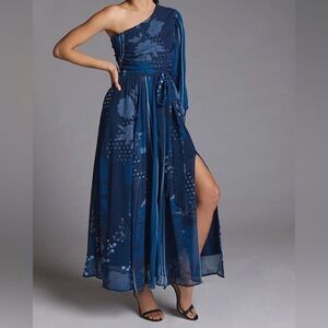 Anthropologie Nikita Mhaisalkar One Shoulder Maxi Dress